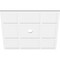 Ekena Millwork Rubik Architectural Grade PVC Ceiling Medallion, 34"OD x 3"ID x 11 3/4"C x 1"P, One-Piece CMP34RK-03000 - alternate 2